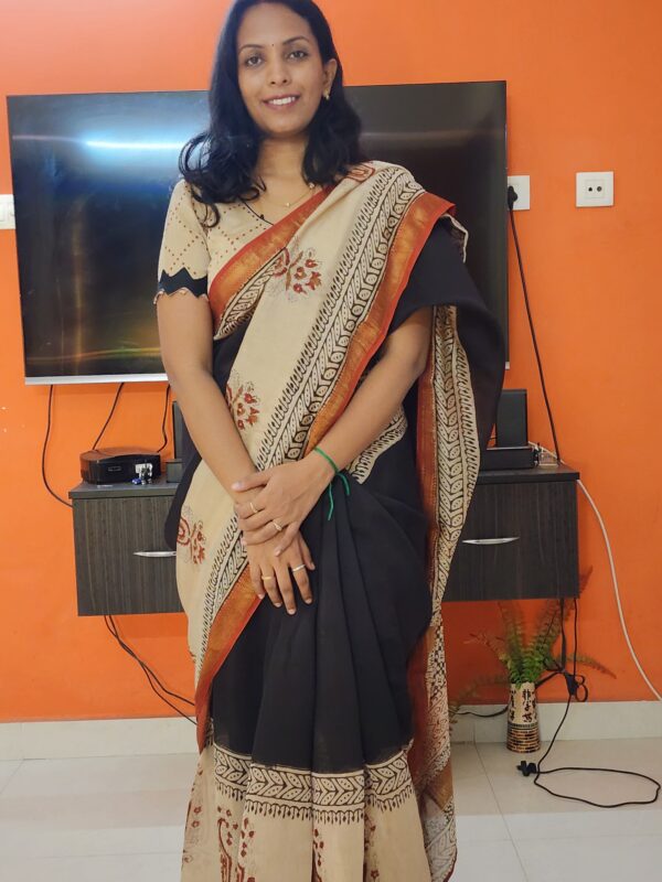 Maheshwari silk saree