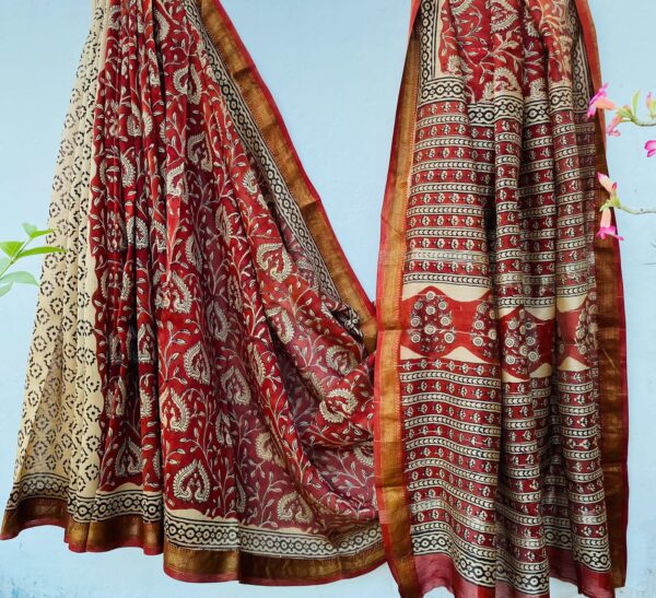 Maheshwari silk saree